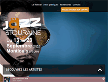 Tablet Screenshot of jazzentouraine.com